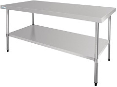  Vogue Table inox centrale 1800mm 