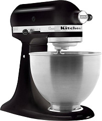  KitchenAid Batteur t&ecirc;te inclinable Classic 4,3L noir 5K45SSEOB 