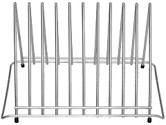  Hygiplas Rangement planches &agrave; d&eacute;couper haute densit&eacute; Hygiplas 