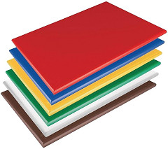  Hygiplas Ensemble de planches &agrave; d&eacute;couper basse densit&eacute; 600x450x20mm lot de 6 