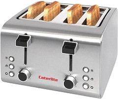  Caterlite Grille-pain inox 4 tranches 