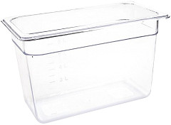  Vogue Bac Gastronorme en polycarbonate transparent un tiers 200mm Vogue 