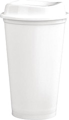  Olympia Gobelets &agrave; caf&eacute; r&eacute;utilisables avec couvercles en polypropyl&egrave;ne (lot de 25) 