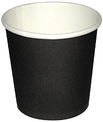  Fiesta Gobelets jetables &agrave; caf&eacute; espresso noirs 120ml x1000 