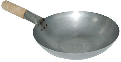  Vogue Wok en acier doux 35,6 cm 
