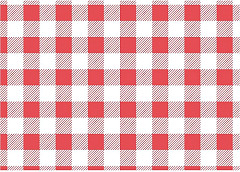  Gastronoble Papier ingraissable vichy rouge 190x310mm lot de 200 