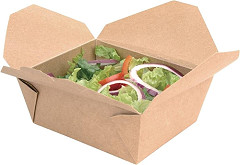  Fiesta Boîtes alimentaires en carton compostables Green 1200 ml (lot de 200) 