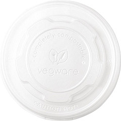  Vegware Couvercles plats compostables 230 ml (x1000) 