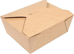  Vegware Boîtes repas en carton compostable 130 cl (x300) 