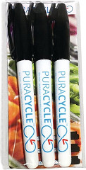  PuraCycle Marqueurs noirs alimentaires permanents Puracycle 
