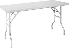  Vogue Table de travail pliante inox 1220x610x780mm 