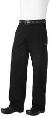  Chef Works Pantalon de cuisine mixte Professionnel chevrons noirs 