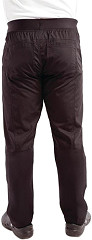  Chef Works Pantalon slim l&eacute;ger homme noir 