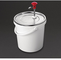  Schneider Distributeur de sauce &agrave; pompe 10L 