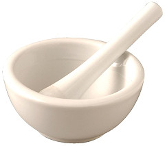  Vogue Pilon et mortier en porcelaine 115mm 
