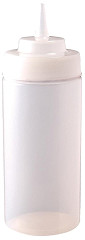  Vogue Distributeur de sauce &agrave; col large 454ml transparent 