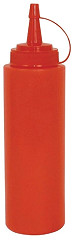  Vogue Distributeur de sauce 340ml rouge 