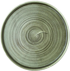  Churchill Assiettes avec rebord Stonecast Patina Green 260mm (Lot de 6) 