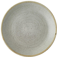  Churchill Assiettes coupes rondes Stonecast Raw Evolve Grey 165mm (Lot de 12) 