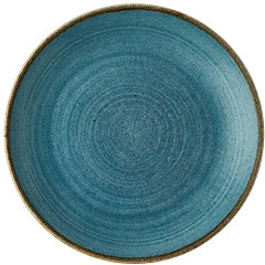  Churchill Assiettes rondes Stonecast Raw Evolve Teal 220mm (Lot de 12) 