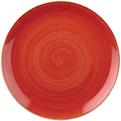  Churchill Assiettes rondes Stonecast Berry Red 165mm (Lot de 12) 