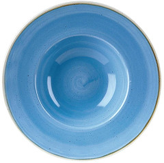  Churchill Bols &agrave; bord large Stonecast Cornflower Blue 239mm (Lot de 12) 
