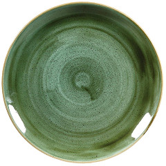  Churchill Assiettes rondes Stonecast Samphire Green 288mm (Lot de 12) 