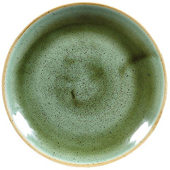  Churchill Assiettes rondes Stonecast Samphire Green 165mm (Lot de 12) 
