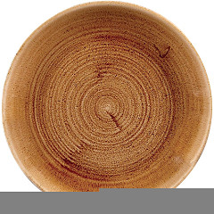  Churchill Assiettes rondes Stonecast Patina Vintage Copper 217mm (Lot de 12) 