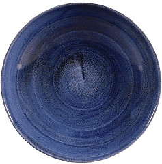  Churchill Assiettes coupes rondes Stonecast Patina Cobalt 248mm (Lot de 12) 