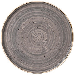  Churchill Assiettes avec rebord Stonecast Peppercorn Grey 157mm (Lot de 6) 
