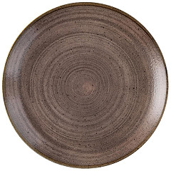  Churchill Assiettes avec rebord Stonecast Raw Evolve Brown 217mm (Lot de 12) 