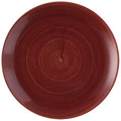  Churchill Assiettes avec rebord Stonecast Patina Evolve Red Rust 288mm (Lot de 12) 