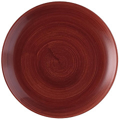  Churchill Assiettes avec rebord Stonecast Patina Evolve Red Rust 165mm (Lot de 12) 
