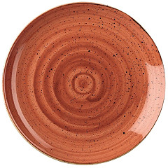  Churchill Assiettes rondes Stonecast Spiced Orange Evolve 288mm (Lot de 12) 