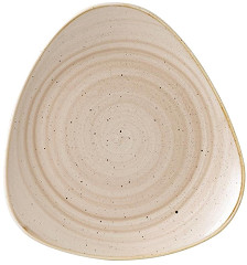  Churchill Assiettes triangulaires Churchill&nbsp;Stonecast Nutmeg Cream 311mm (Lot de 6) 