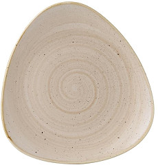  Churchill Assiettes triangulaires Churchill&nbsp;Stonecast Nutmeg Cream 229mm (Lot de 12) 