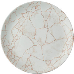  Churchill Assiettes rondes Studio Prints Kintsugi Evolve Coral 285mm (Lot de 12) 