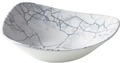  Churchill Bols triangulaires Studio Prints Kintsugi Pearl Lotus Grey 228mm (Lot de 12) 