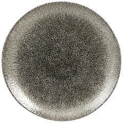  Churchill Assiettes rondes Studio Prints Raku Quartz Black 217mm (Lot de 12) 
