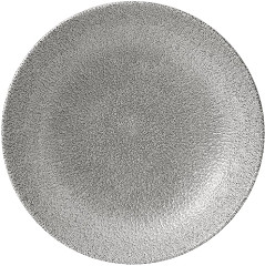  Churchill Assiettes coupes rondes Raku Evolve Jasper Grey 248mm (Lot de 12) 