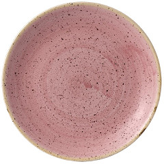  Churchill Assiettes rondes Petal Stonecast Pink 165mm (Lot de 12) 