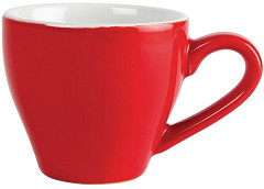  Olympia Tasse &agrave; espresso 100ml rouge 