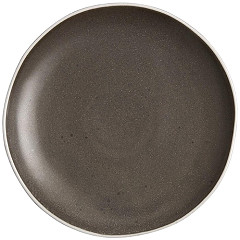  Olympia Assiettes plates grises Chia 20,5 cm (x6) 