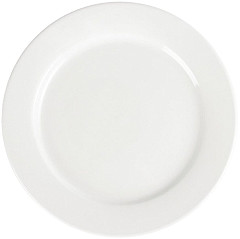  Olympia Assiettes &agrave; bord large blanches 280mm 