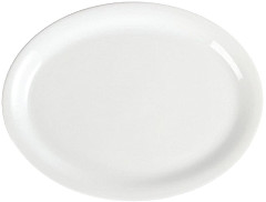  Olympia Assiettes ovales blanches 295mm 