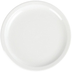  Olympia Assiettes &agrave; bord &eacute;troit blanches 230mm 