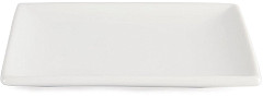  Olympia Assiettes carr&eacute;es blanches 140mm 