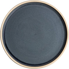  Olympia Assiettes plates bord droit granit bleu Canvas 18 cm 