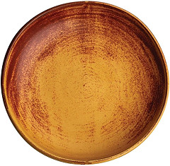  Olympia Assiettes creuses calottes terre de sienne Canvas 23 cm 